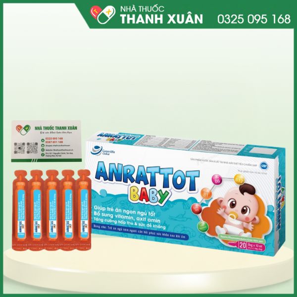 Anrattot Baby - Bổ sung vitamin, acid amin giúp tăng cường hấp thu